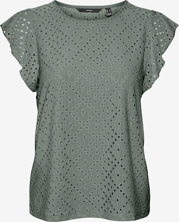 Camicia da donna 'TASSA' di VERO MODA in verde: frontale