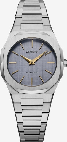 D1 Milano Uhr in Silber: Vorderseite