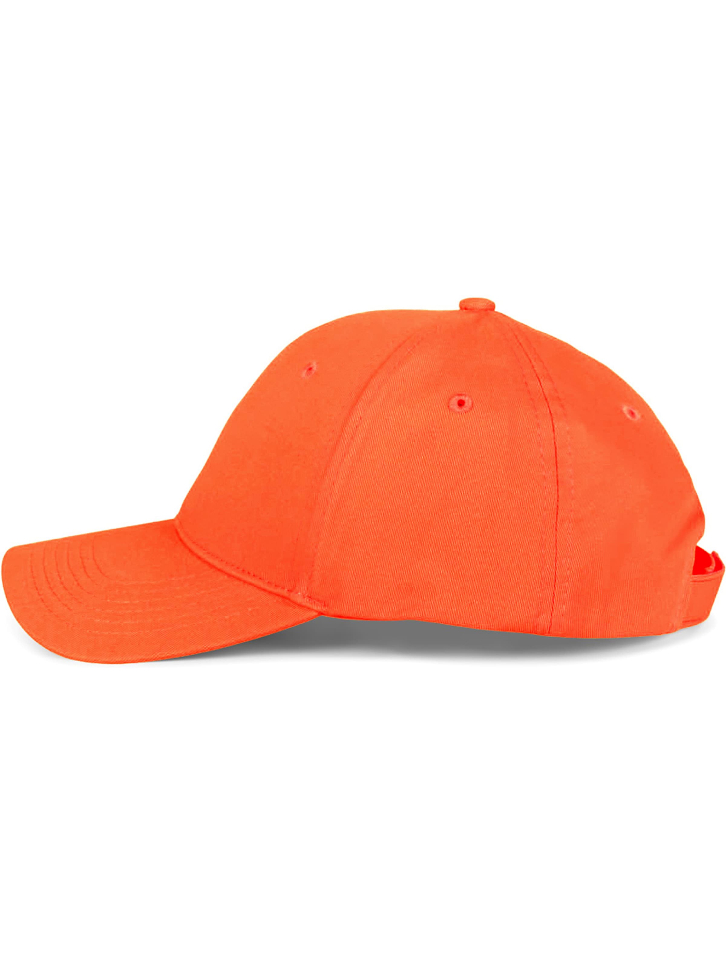 styleBREAKER Cap 'Baseball Cap Einfarbig'‌‌‌‌‌ in Orange