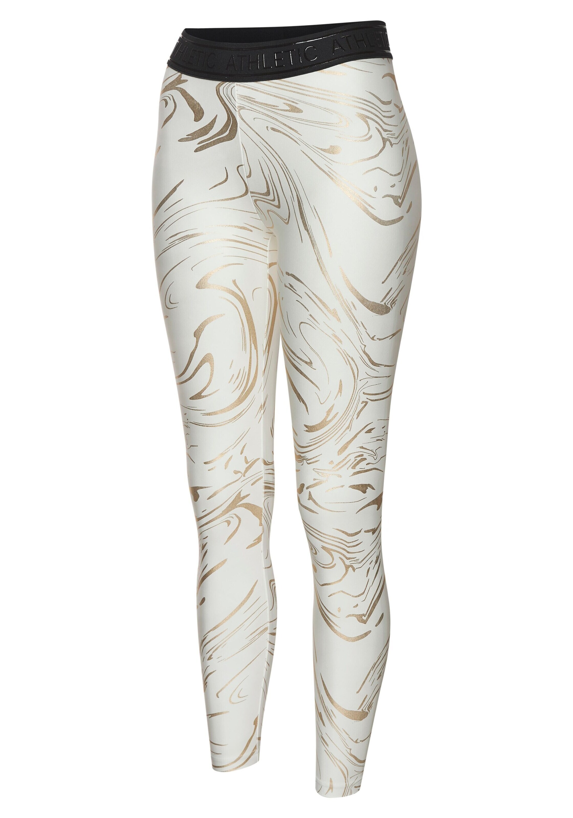 Skinny Pantalon de sport LASCANA ACTIVE en blanc