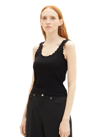 Haut TOM TAILOR DENIM en noir