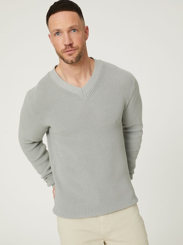 Pullover 'Bilal' di DAN FOX APPAREL in grigio: frontale