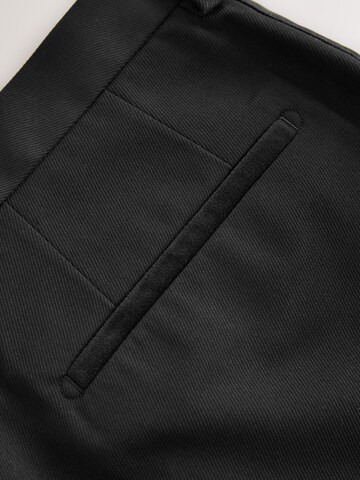 Regular Pantalon à plis Next en noir