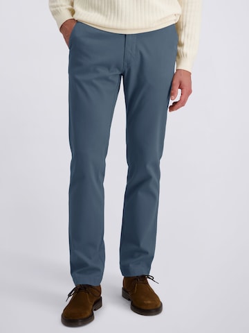 Regular Pantalon chino 'Castres' PIERRE CARDIN en bleu : devant