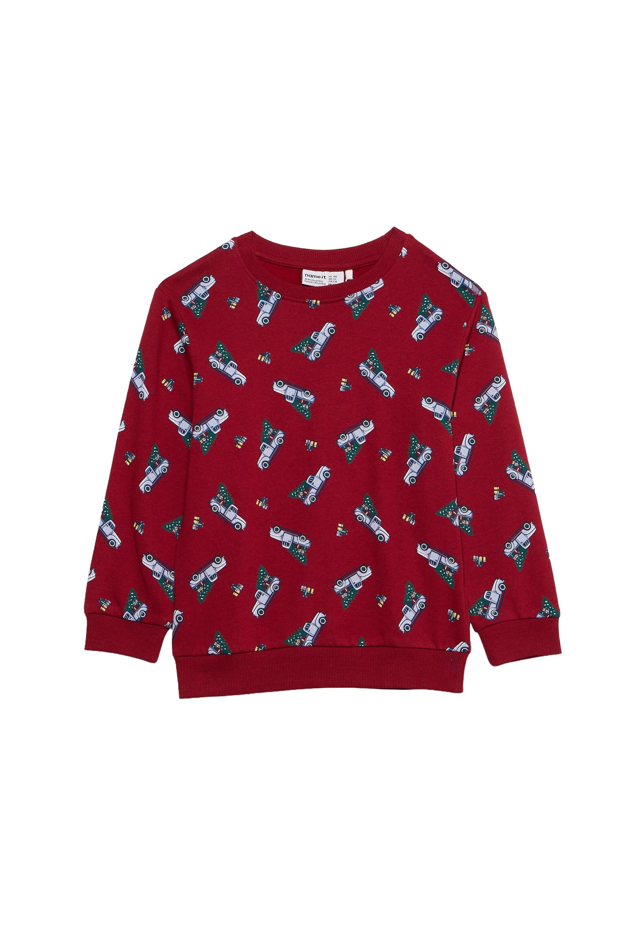NAME IT Sweatshirt 'NMMVOLUF' in Red: front