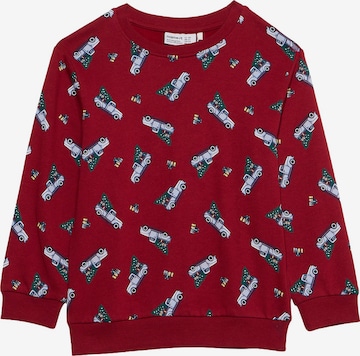 NAME IT Sweatshirt 'NMMVOLUF' in Red: front