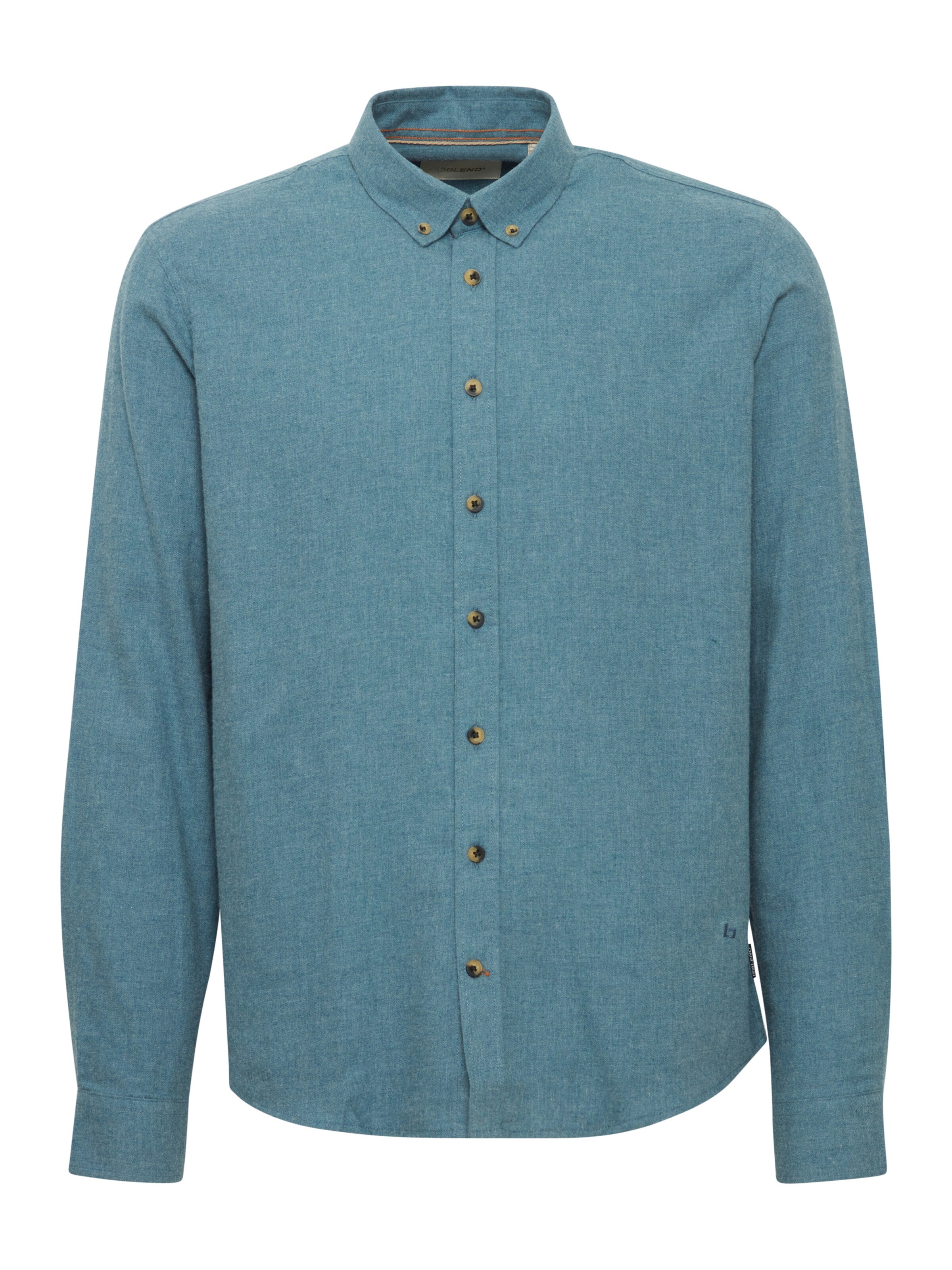 BLEND Regular Fit Hemd 'Burley' in Blau: Vorderseite
