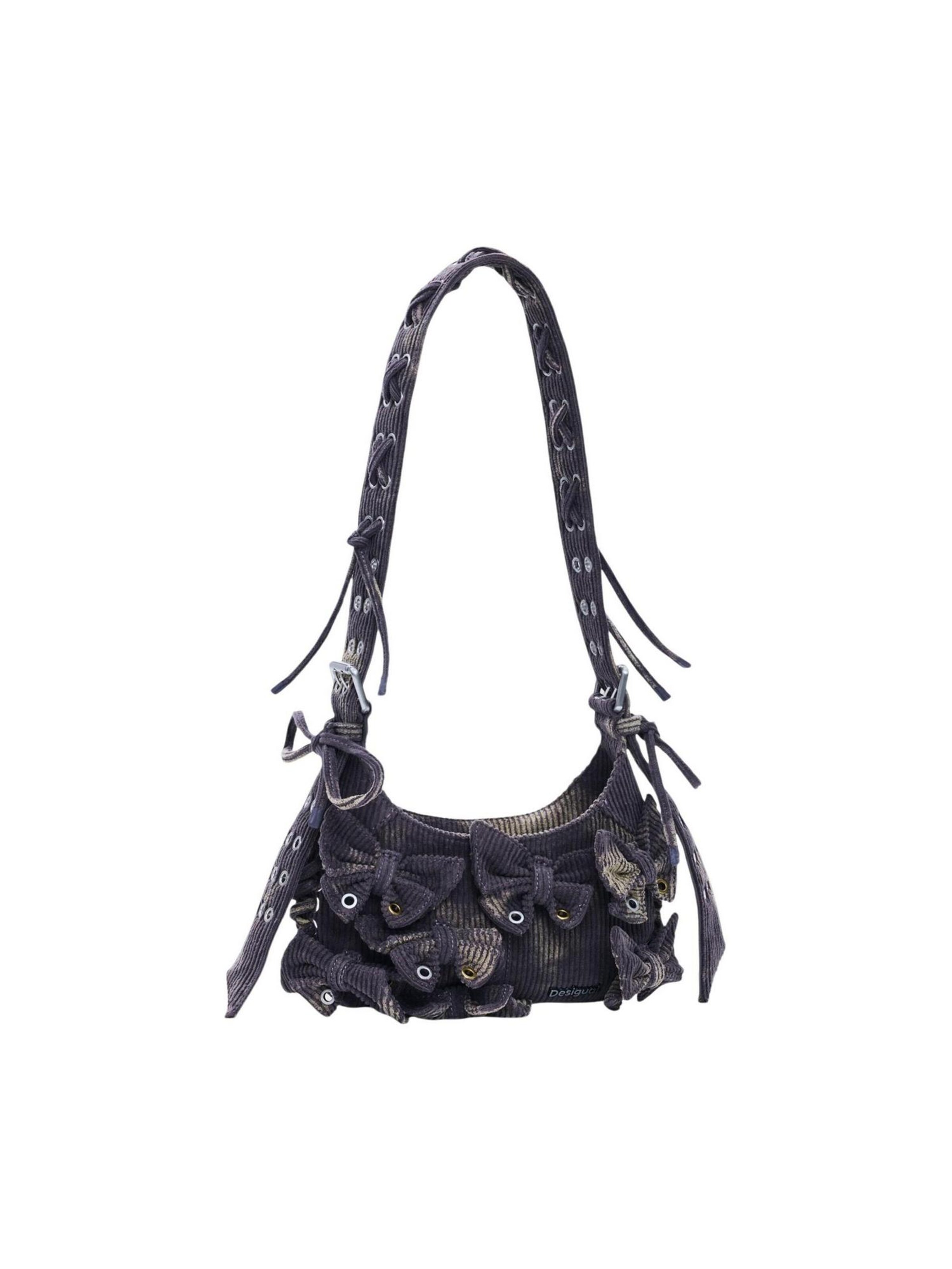 Borsa a spalla 'BAG_REPRISE HAITI CORDUROY NICK 26SAXA64' di Desigual in lilla