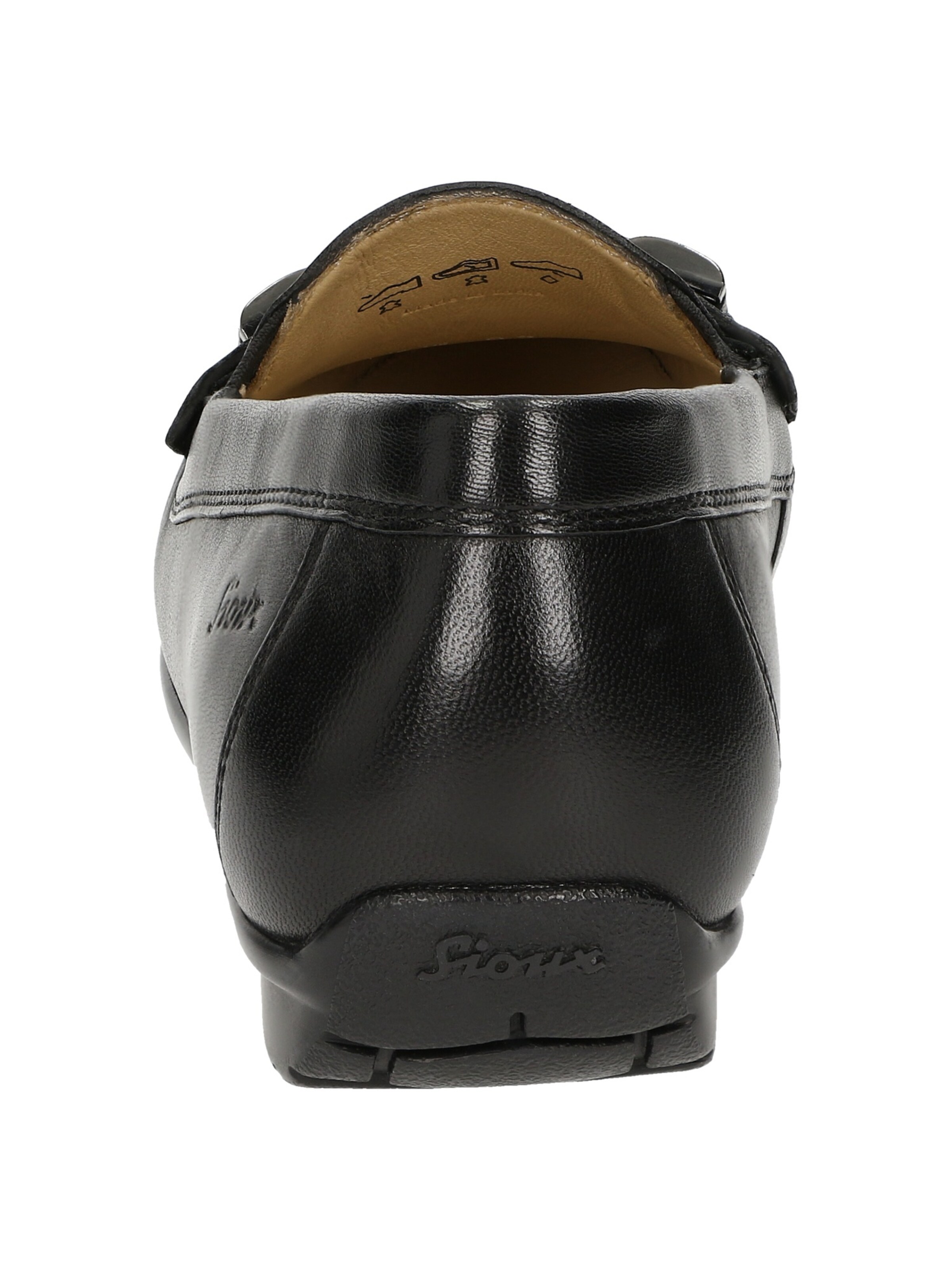 SIOUX Mokassin 'Cortizia' in Schwarz