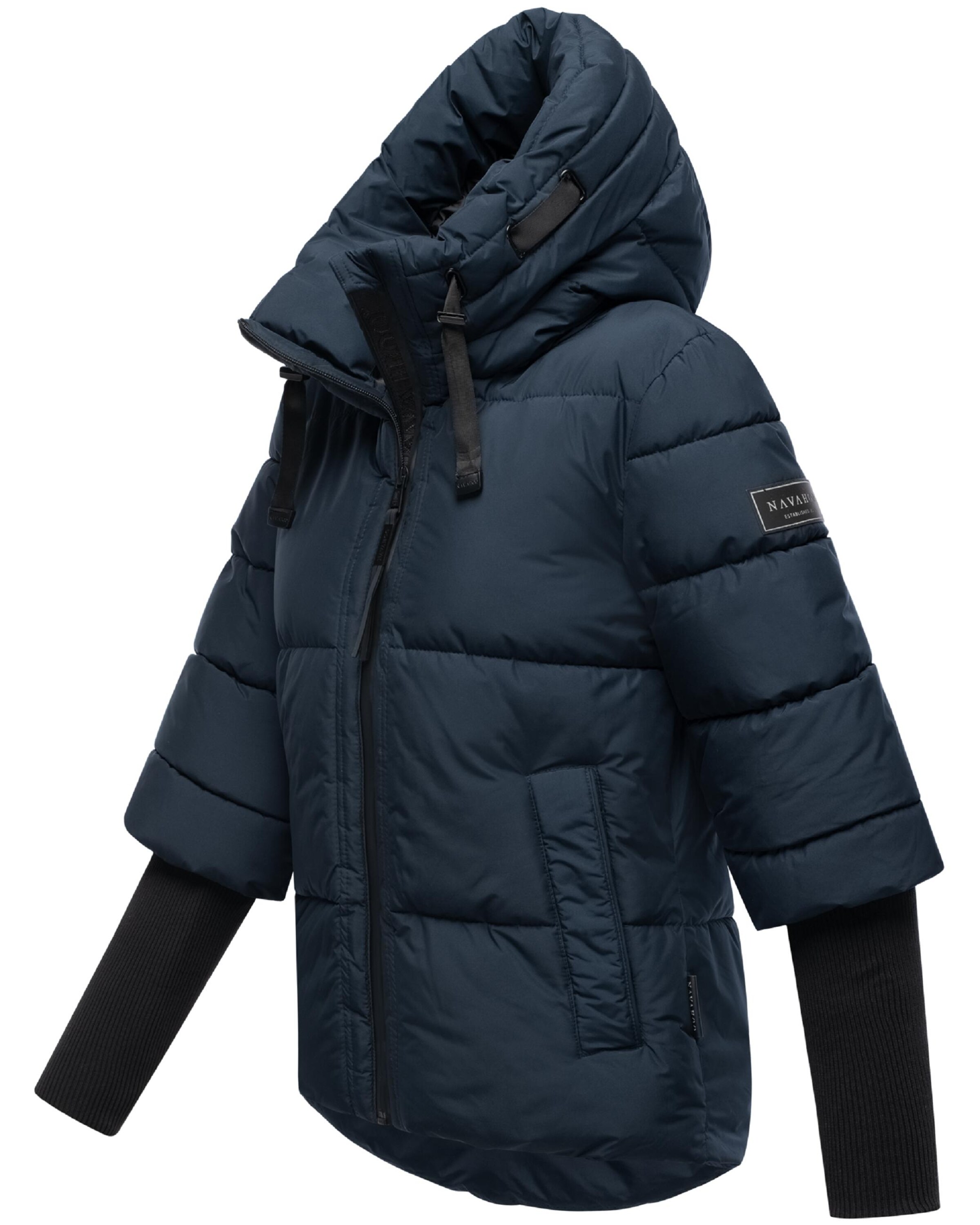 NAVAHOO Winter jacket 'Lotusherz XIV' in Blue