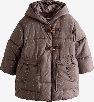 Next Pitkä takki värissä ruskea: etupuoli