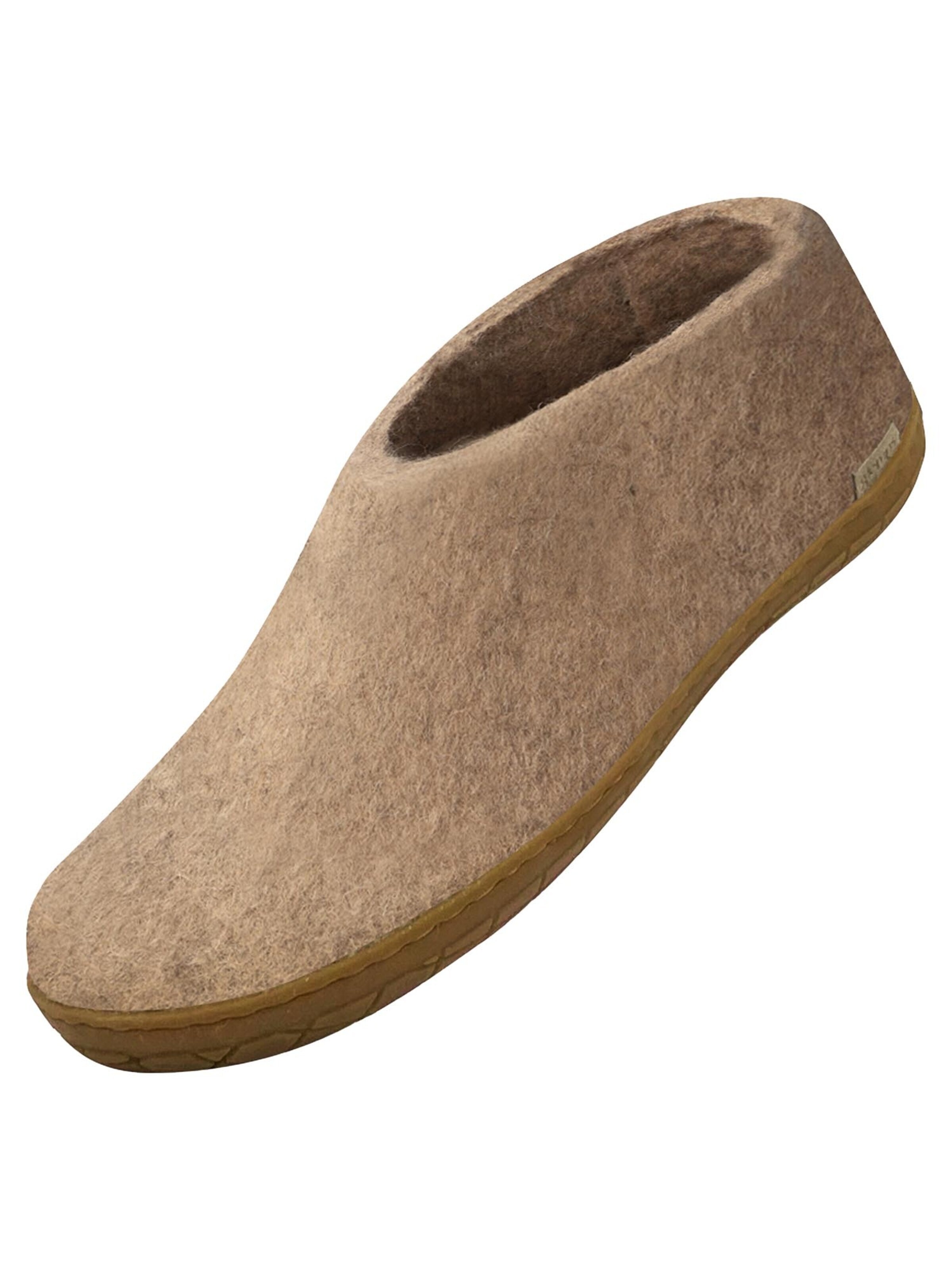 Glerups Slippers 'Honey' in Beige