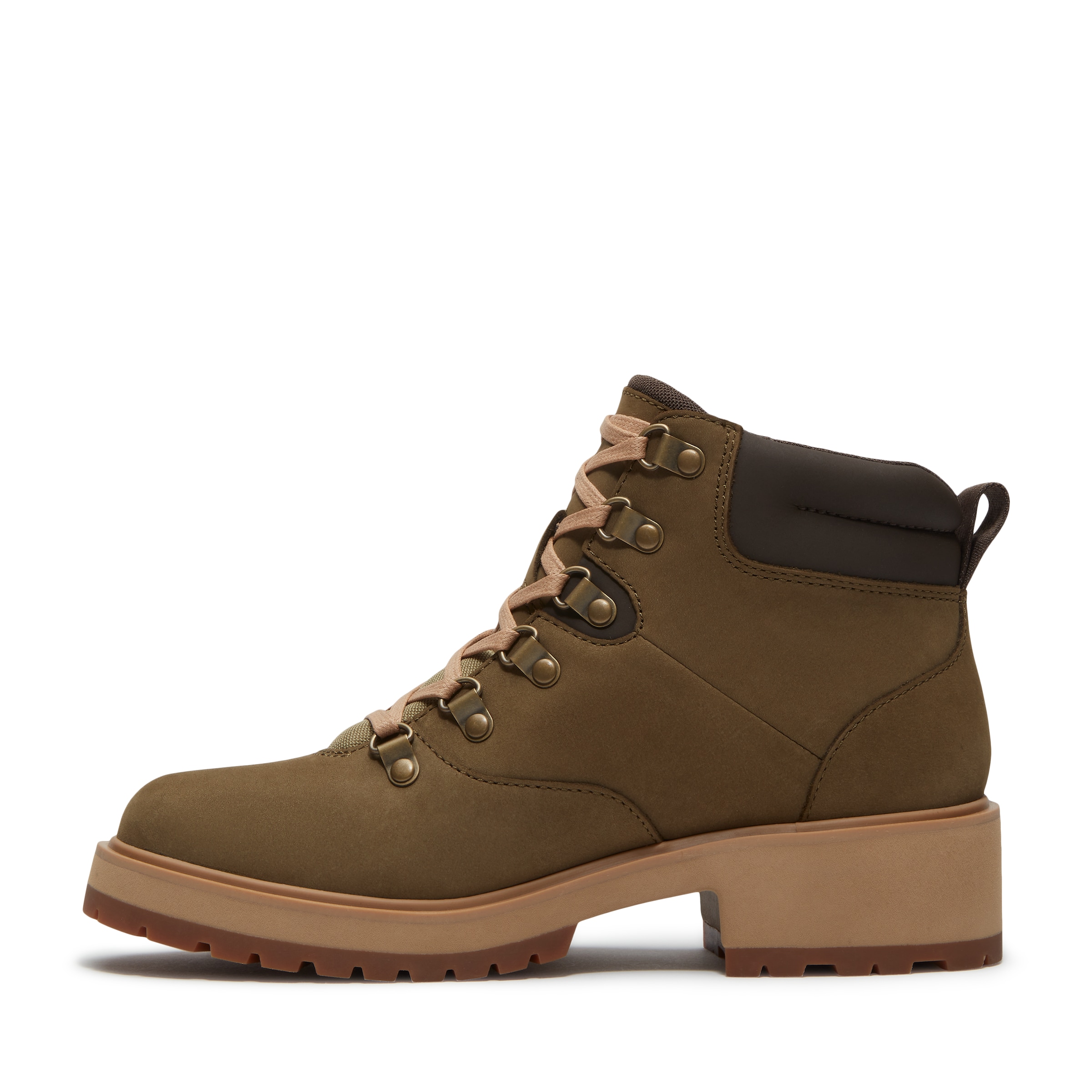 TIMBERLAND Schnürstiefelette in Grün