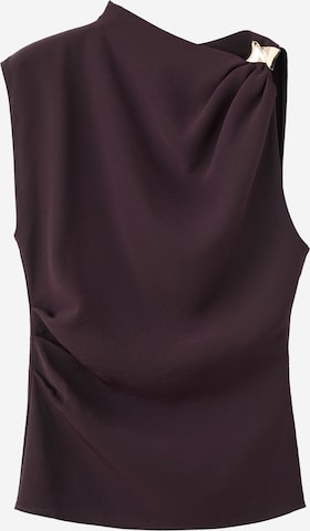 MANGO Halenka 'JOIA' – hnědá: přední strana