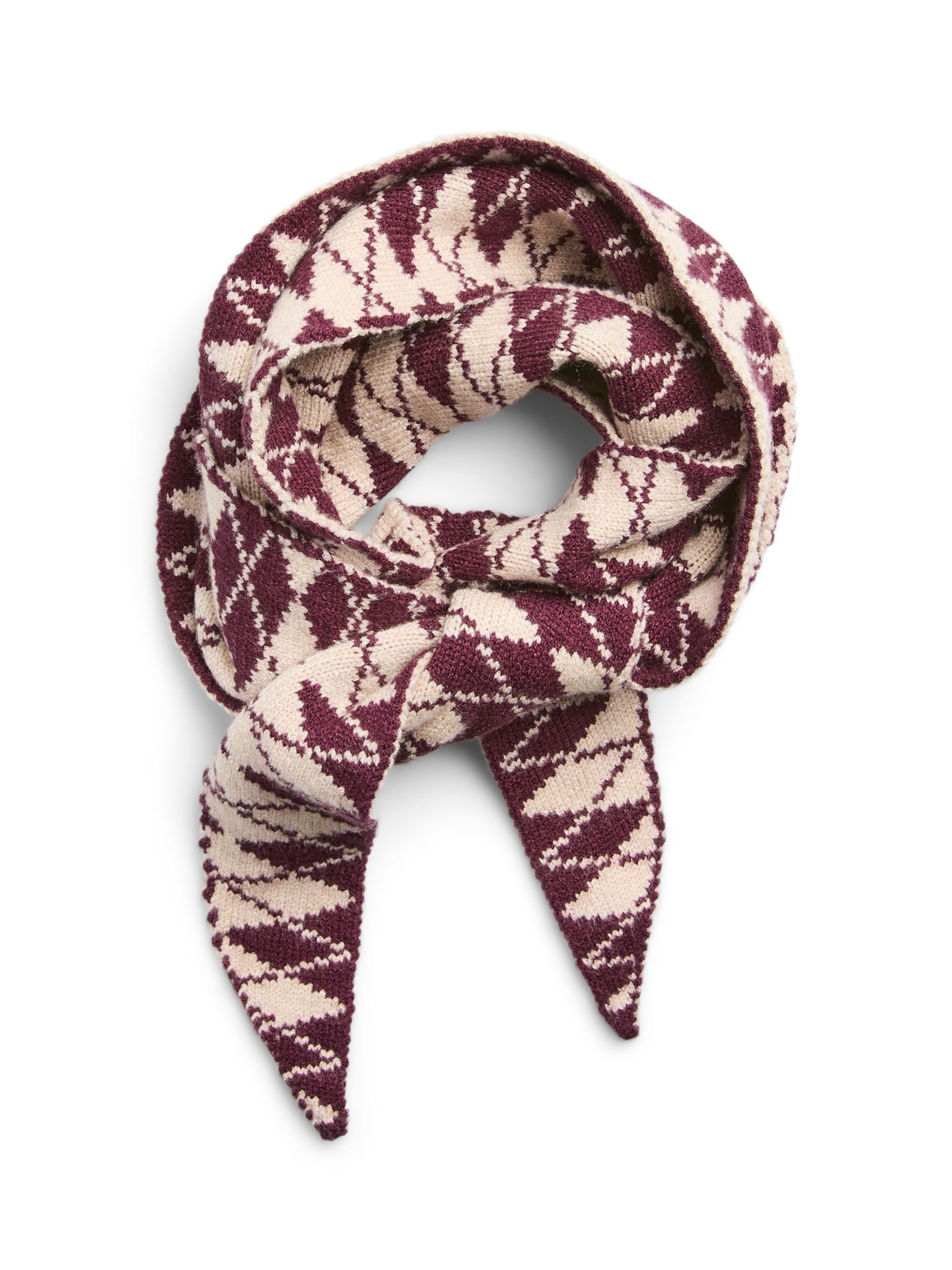 PIECES Schal 'KOMMA ' in Beige: Vorderseite
