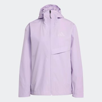 ADIDAS TERREX Outdoor Jacket 'Multi' in Purple: front