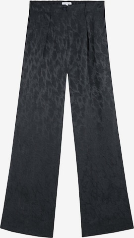 Scalpers Regular Pleat-front trousers in Blue: front