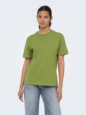 ONLY Футболка 'ONLMONJA' в Зеленый: спереди