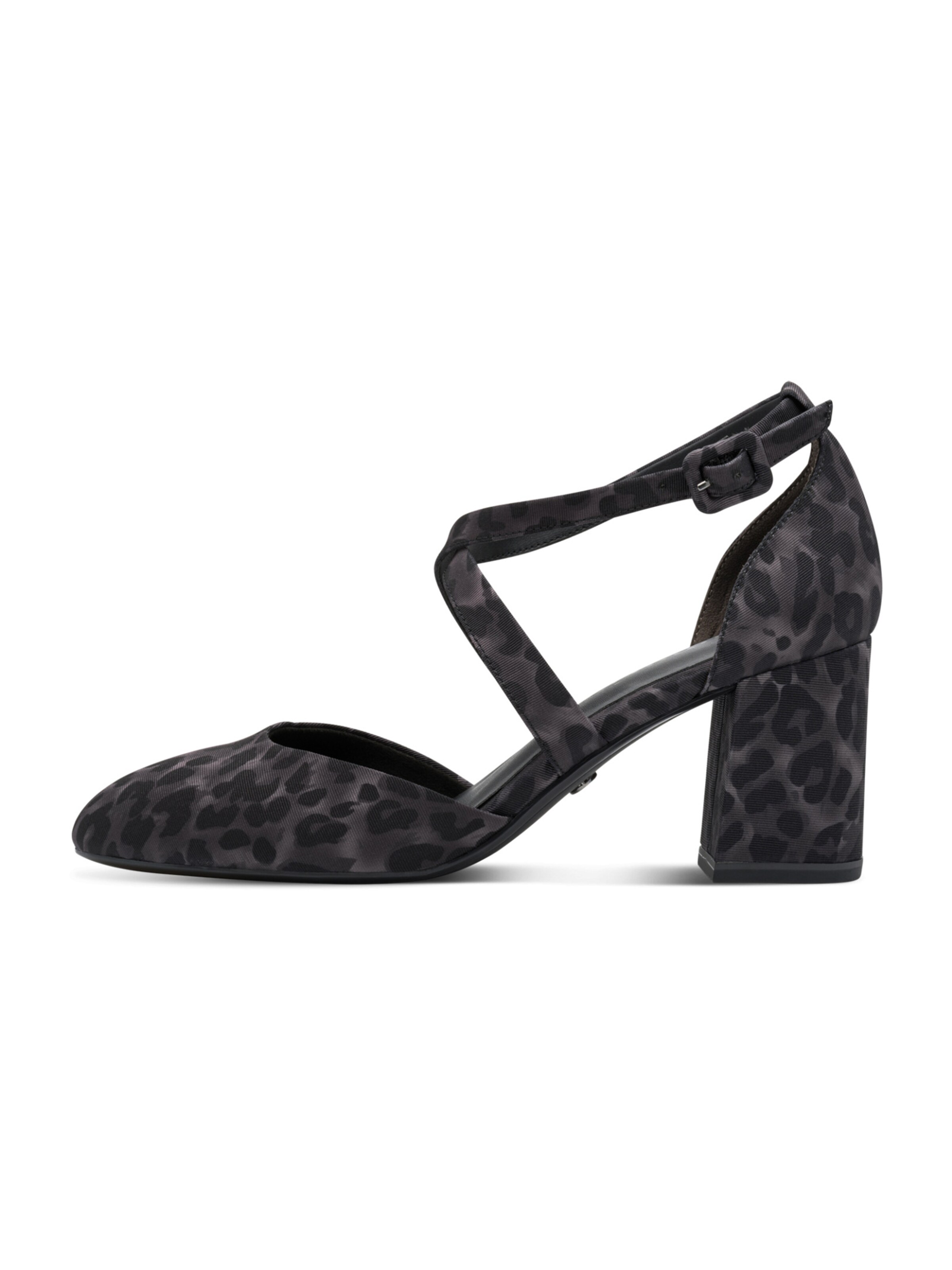 Tamaris Лодочки с открытой пяткой в Серый