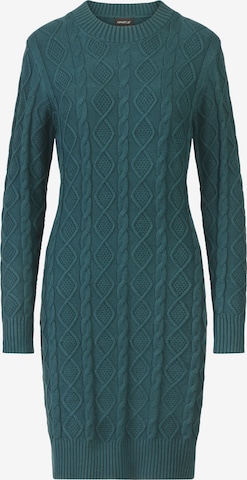 APART Knitted dress in Green: front