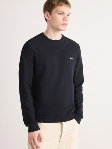 BOSS Pullover 'Momentum-X' in Blau