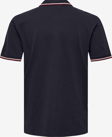 T-Shirt 'Fletcher' Only & Sons en bleu