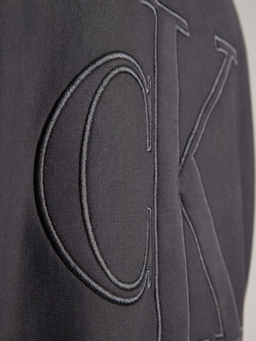 Bluză de molton de la Calvin Klein Jeans pe negru