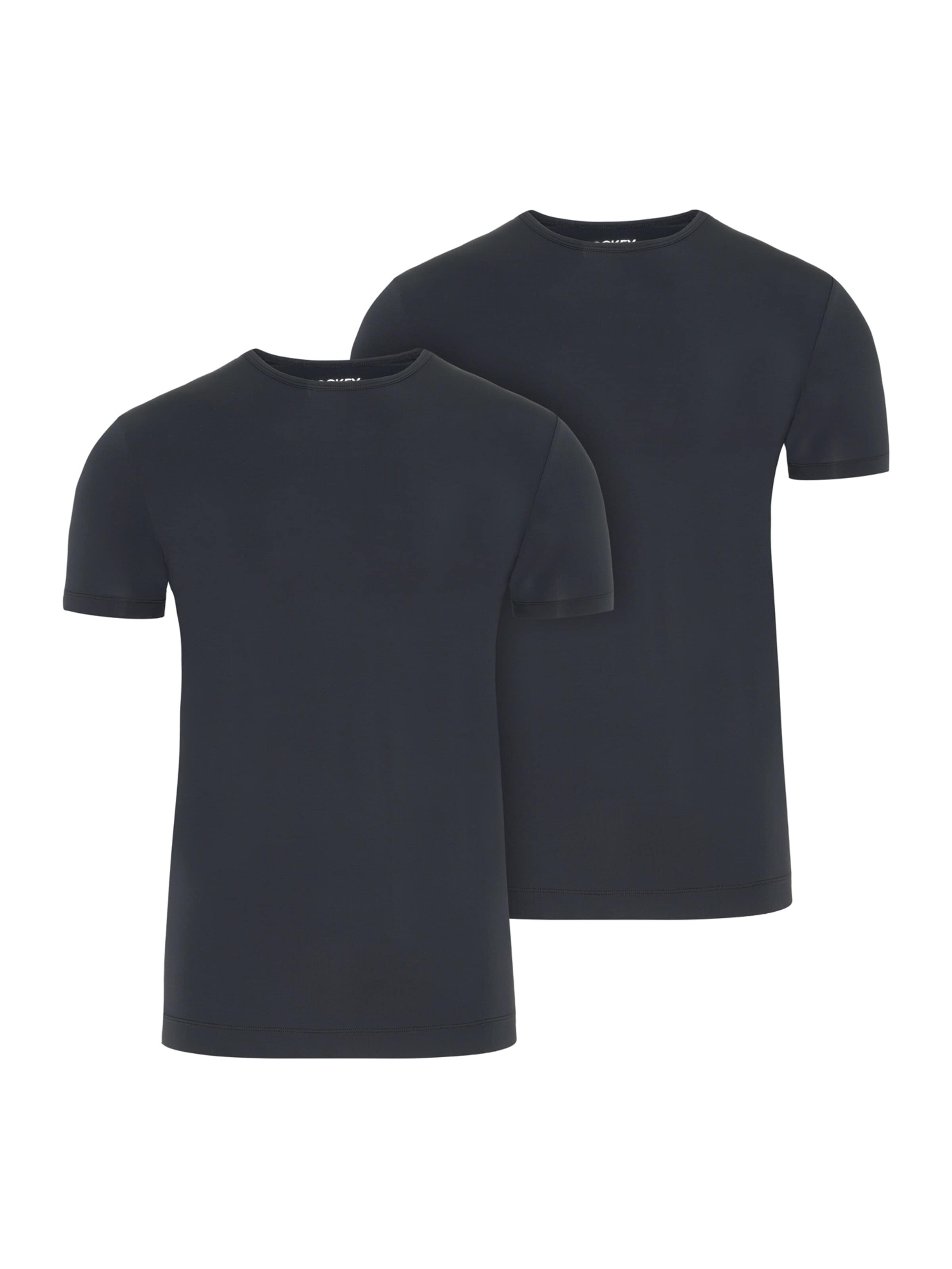 JOCKEY Unterhemd 'Microfiber Air T-Shirt - 2 Pack'‌‌‌‌ in S in schwarz, Produktansicht