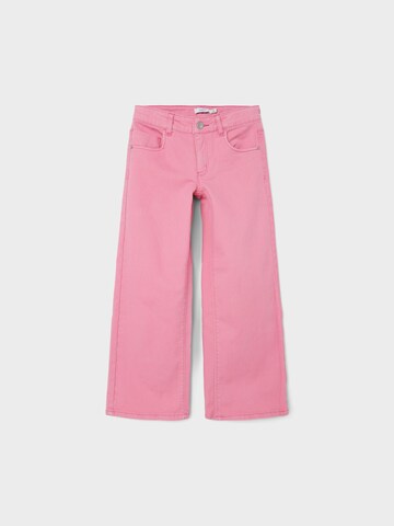 NAME IT Wide Leg Hose in Pink