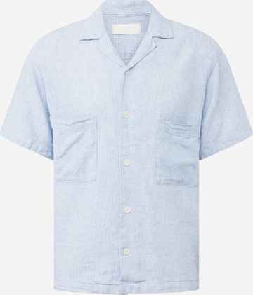 JACK & JONES Regular fit Button Up Shirt 'CAIRO' in Blue: front