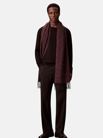 Calvin Klein Halsduk 'LV04D8061G' i röd: framsida