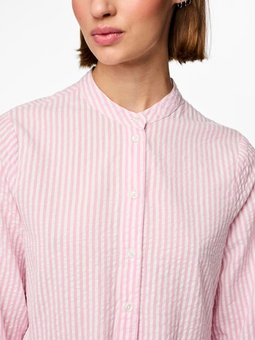 PIECES Dolga srajca 'SALLY' | roza barva