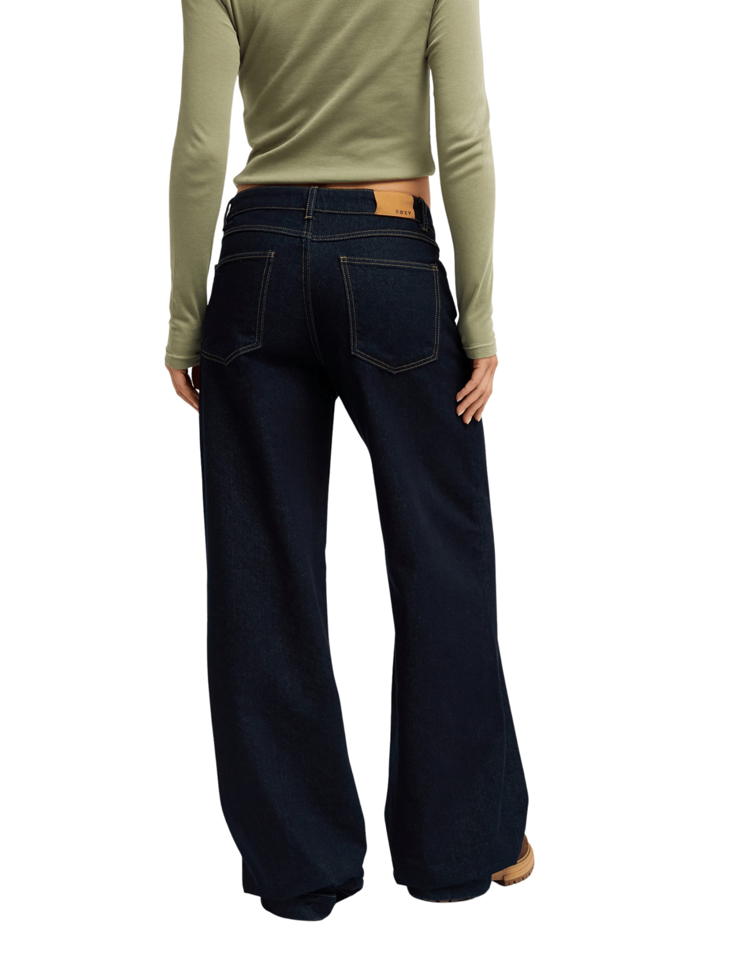 ROXY Wide Leg Jeans in Blau