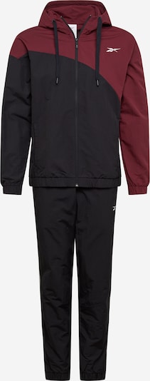 REEBOK Survêtement en lie de vin / noir, Vue avec produit