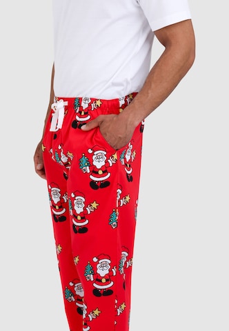 Lousy Livin Pyjamahose 'Santa' in Rot
