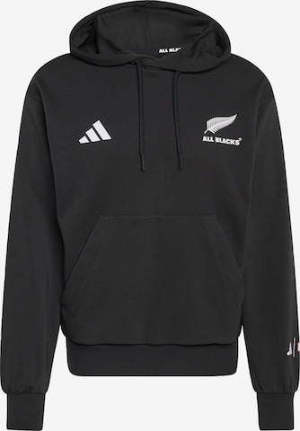ADIDAS PERFORMANCE - Camiseta deportiva 'All Blacks x Marvel' en negro: frente
