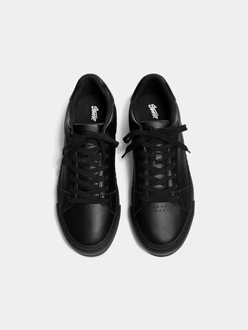 Pull&Bear Platform trainers in Black