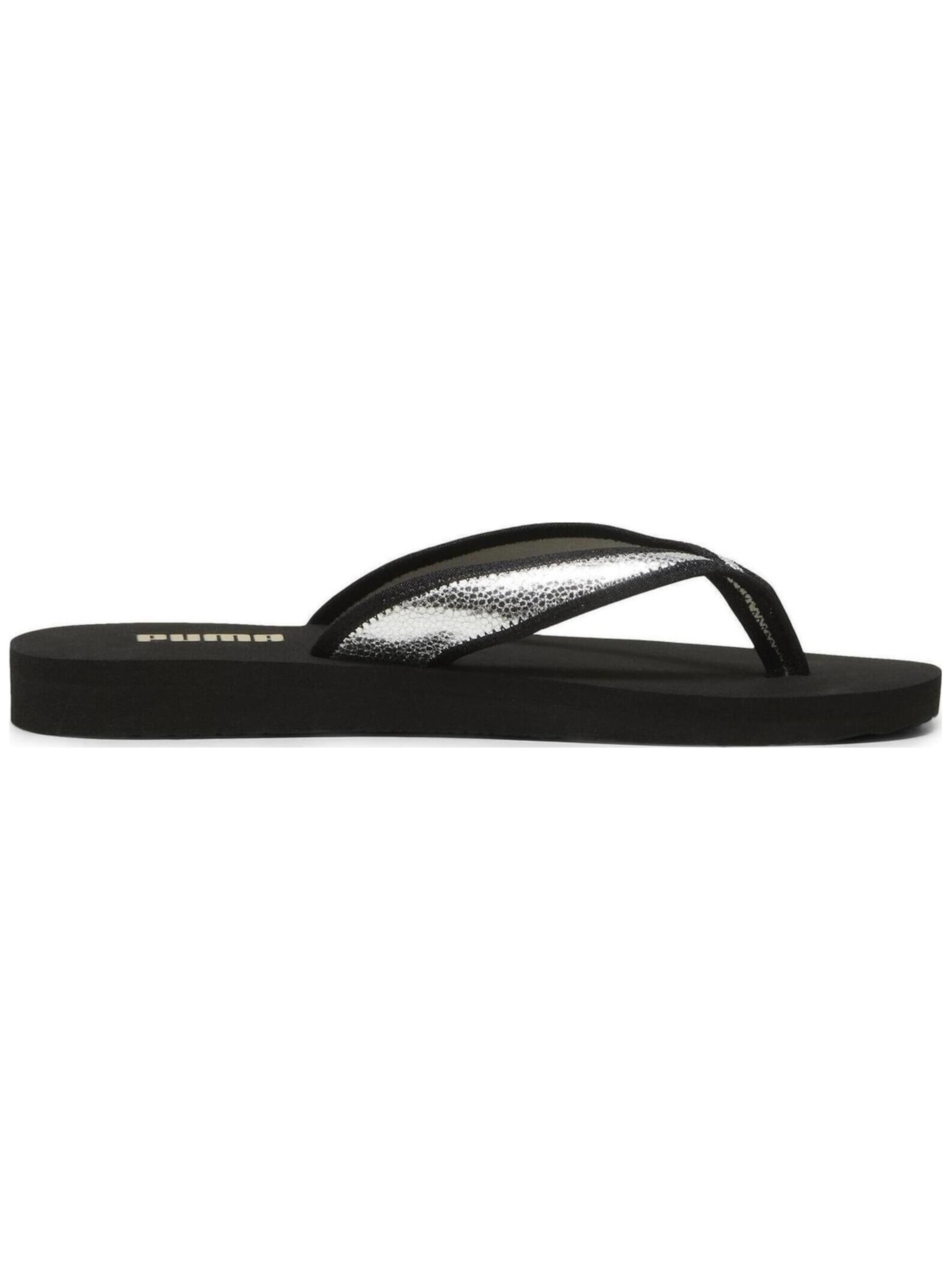 PUMA Hausschuh 'Puma Sandy Flip Metallic Shine'‌‌‌‌‌‌‌‌‌ in Schwarz
