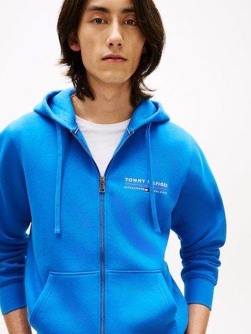 TOMMY HILFIGER Sweatjacke in Blau
