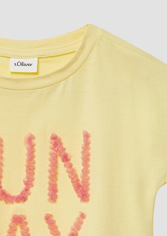 s.Oliver Shirt in Geel