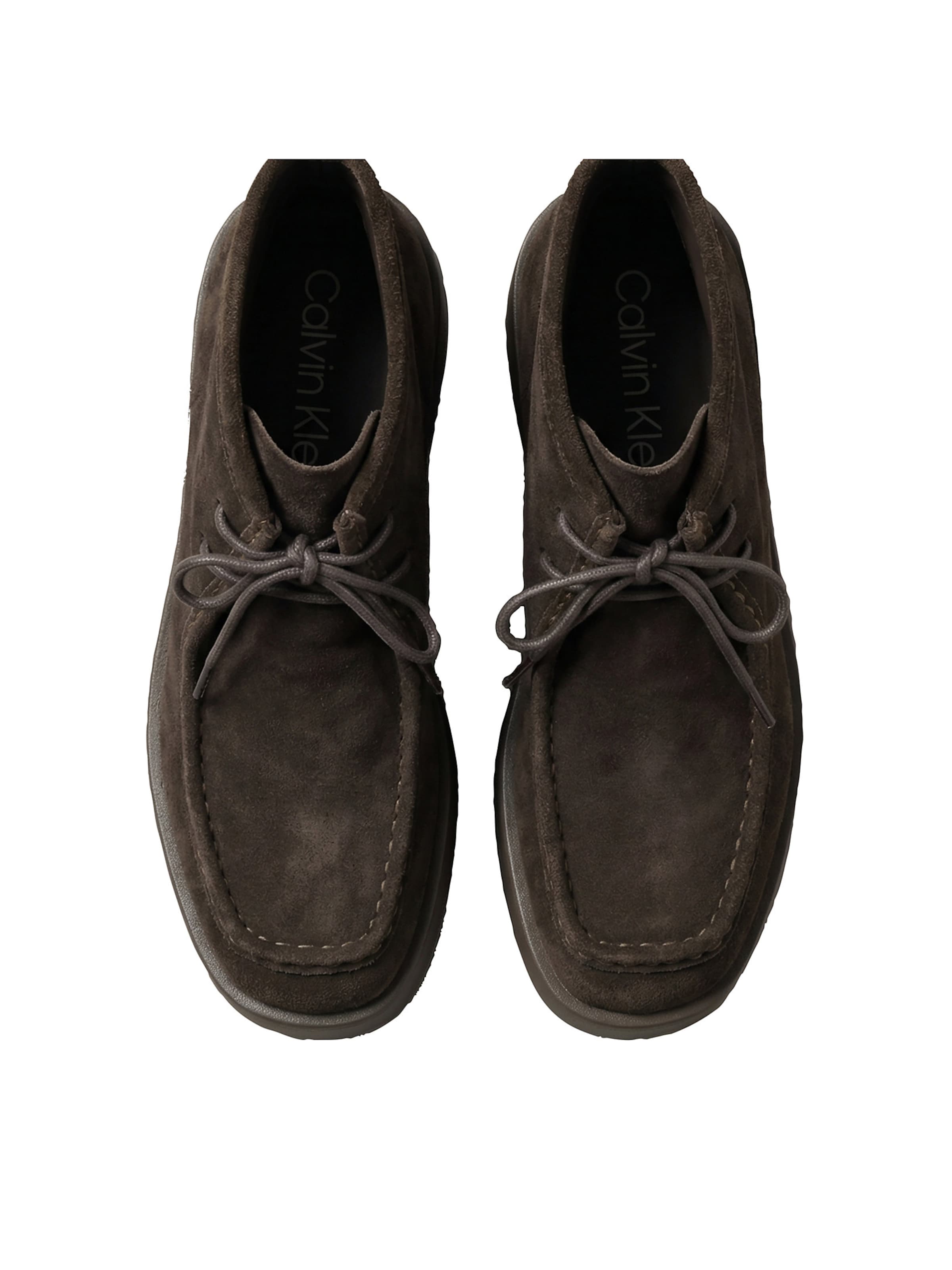 Calvin Klein Regular Schnürstiefelette in Braun