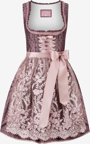 STOCKERPOINT Dirndl 'Palina' in Roze: voorkant