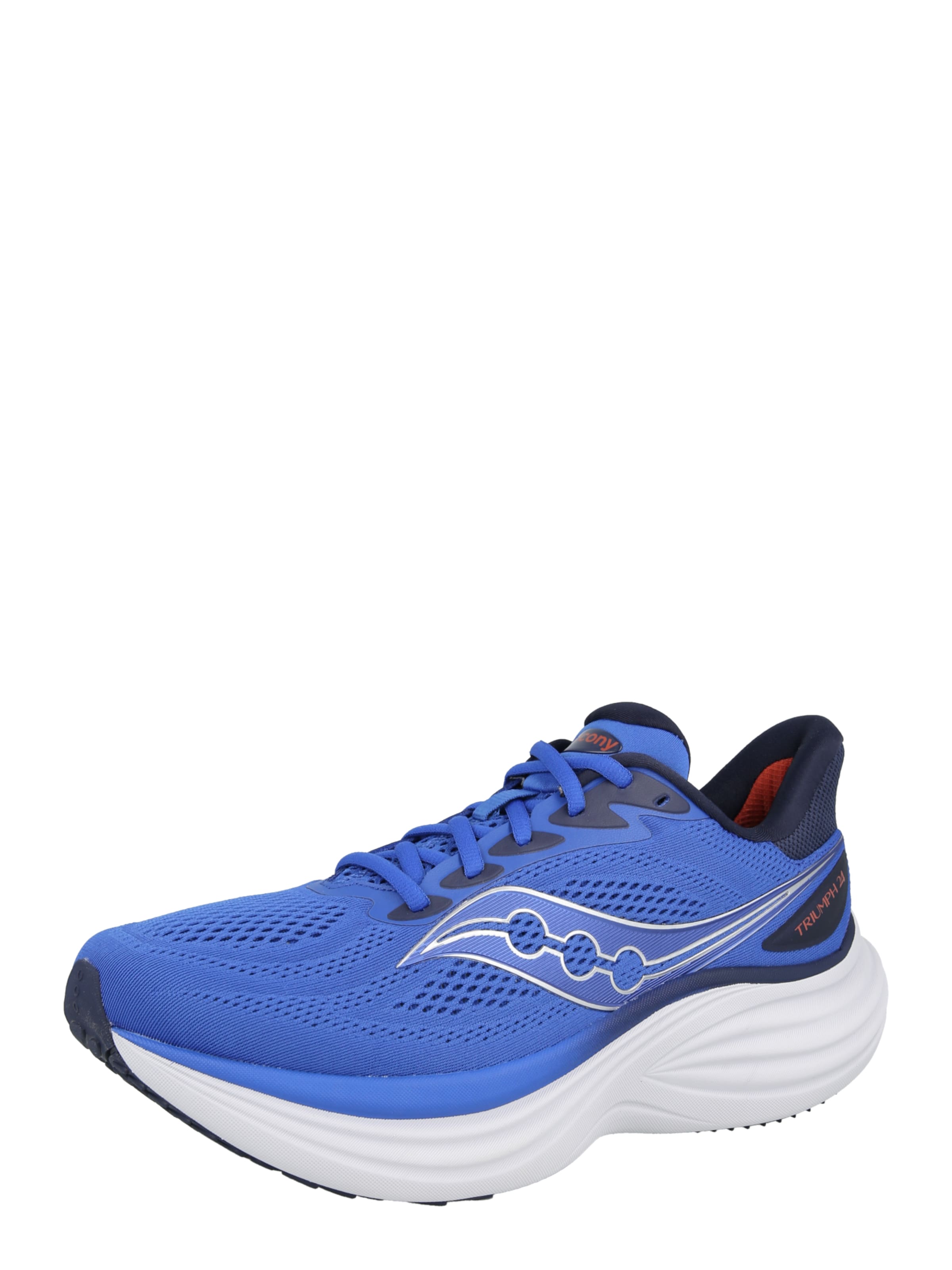 Chaussure de course 'TRIUMPH 24' saucony en bleu : devant