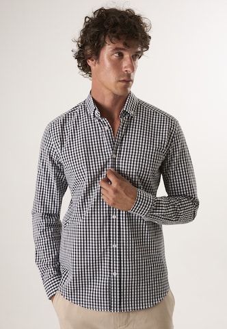 Felix Hardy Regular Fit Forretningsskjorte i sort: forside