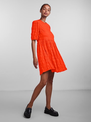 PIECES Dress 'Nessa' in Orange