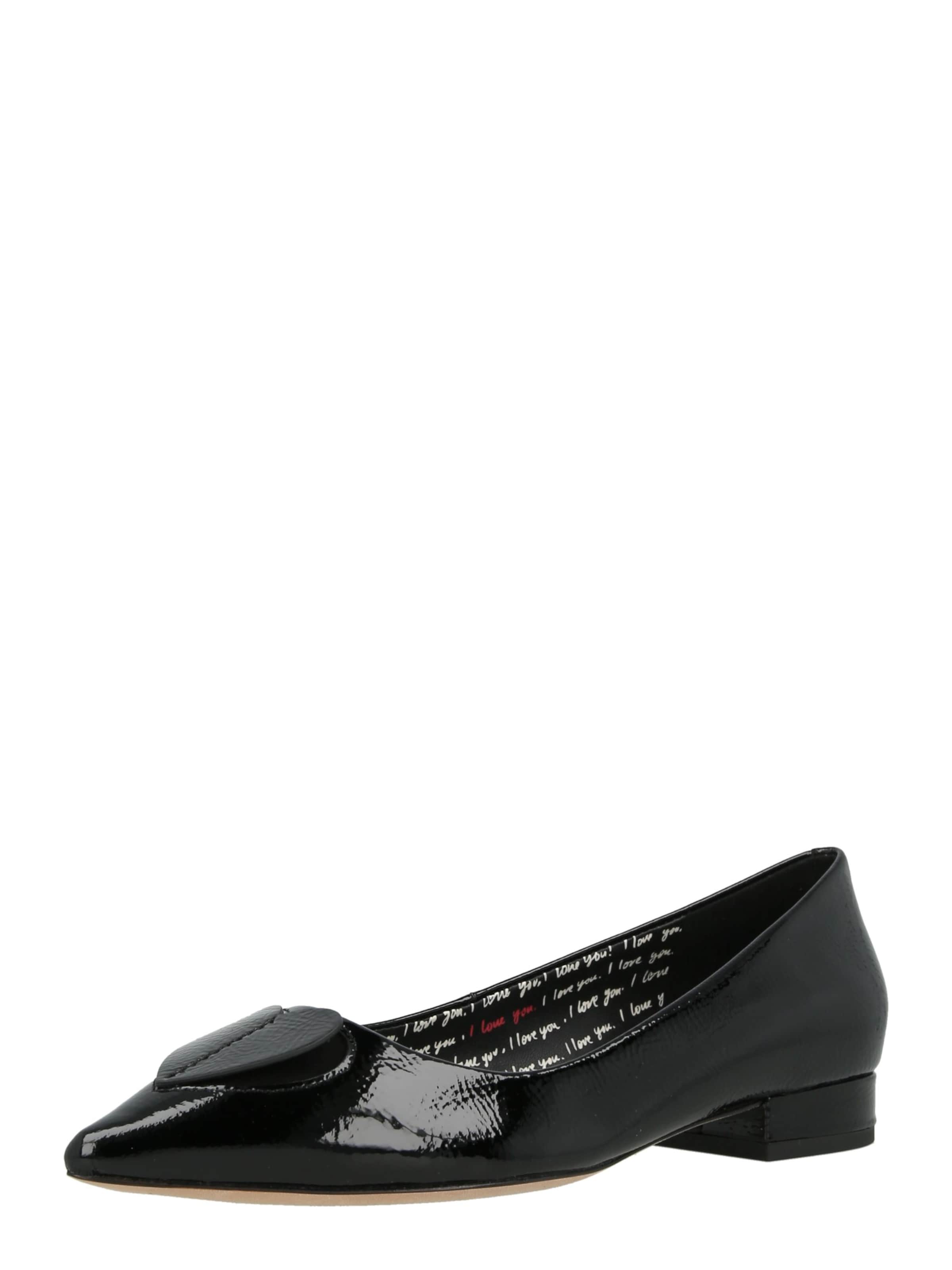 Kate Spade Μπαλαρίνα σε μαύρο: μπροστά