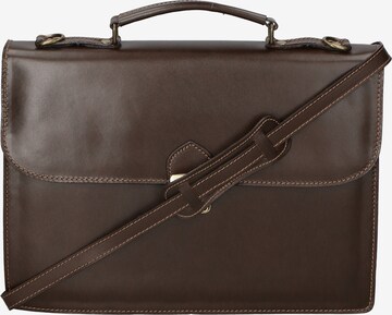 Gave Lux Document Bag in Brown: front