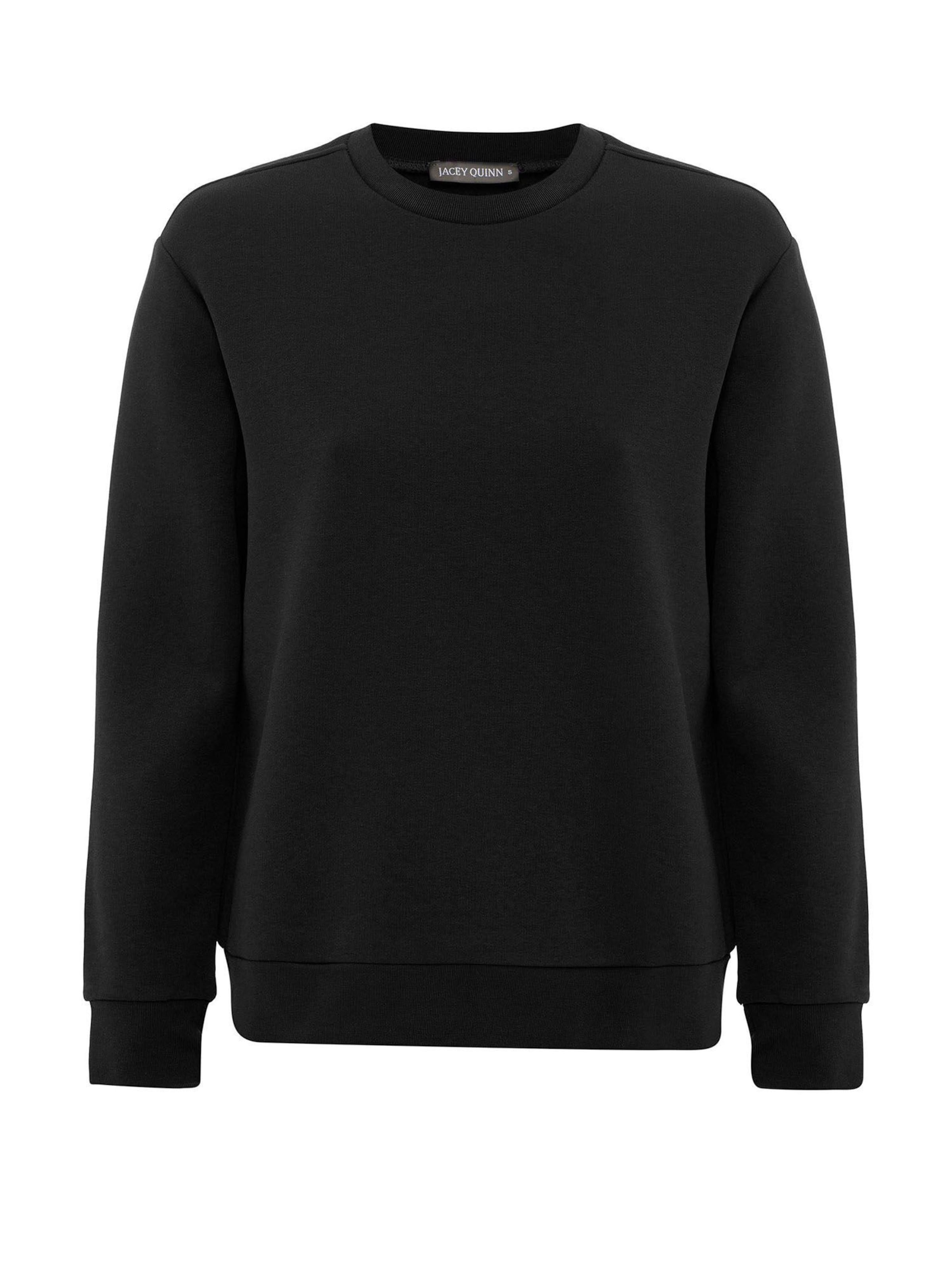 Jacey Quinn Sweatshirt in Black: front