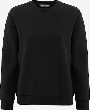 Jacey Quinn Sweatshirt in Black: front