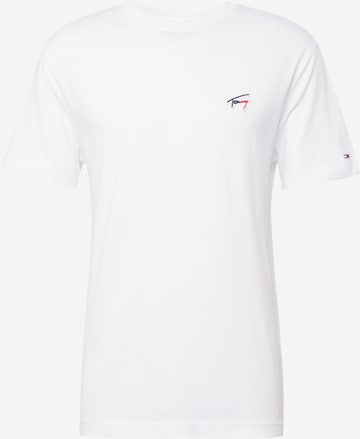 T-Shirt Tommy Jeans en blanc : devant